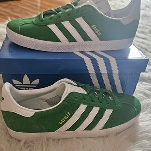 Adidas Gazelle Kids Green Sneakers